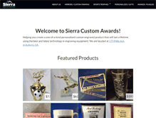 Tablet Screenshot of 4sierracreations.com